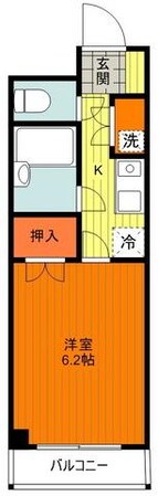 ビレッジコア八王子の物件間取画像